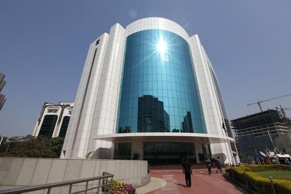SEBI building at Bandra Kurla Complex in Mumbai. (Kunal Patil/Hindustan Times via Getty Images)