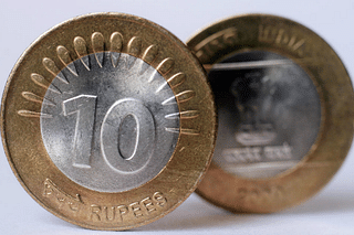 Ten-rupee coin shot taken in 2010 in New Delhi, India. (Ramesh Pathania/Mint via Getty Images)