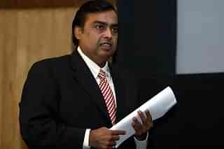 Mukesh Ambani, Chairman and MD, Reliance Industries Limited. (Debasis Palit/The India Today Group/Getty Images)