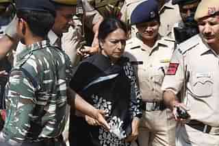 Nalini Chidambaram, wife of former finance minister P Chidambaram. (Raj K Raj/Hindustan Times via Getty Images)