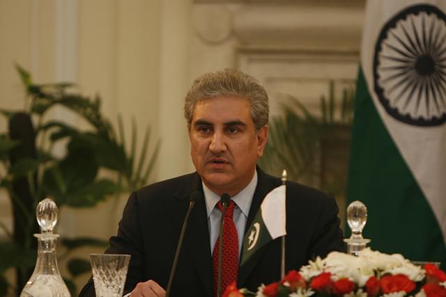 Pakistani Foreign Minister Shah Mahmood Qureshi (Photo by Yasbant Negi/The India Today Group/Getty Images)
