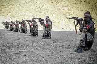 Taliban fighters at a training camp in Kandahar (Pic via Long War Journal)