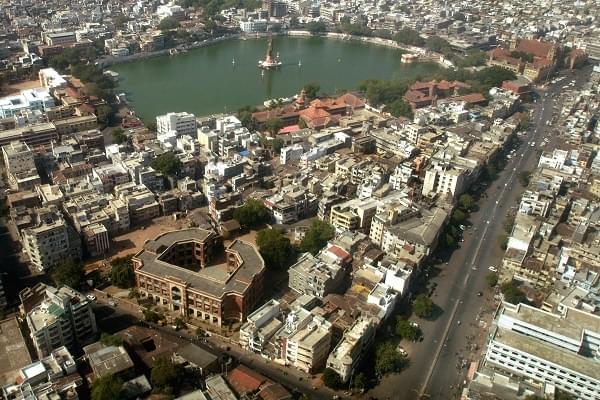 Aerial view of Ahmadabad (Shailesh Raval/The India Today Group/Getty Images)