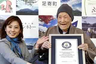 Born in 1905, Masazo Nonaka was the world’s oldest man. (pic via Twitter)