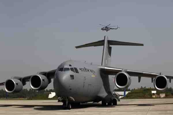  A C-17 Globemaster III during induction at Hindon Airbase in Ghaziabad  (Representative Image) (Photo by Virendra Singh Gosain/Hindustan Times via Getty Images)