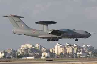 Israeli manufactured ‘Phalcon’ AWACS aircraft of the Indian Air Force. (Pic by Michael Sender/Wikipedia)