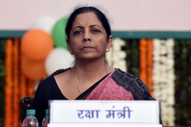 Union Defence Minister Nirmala Sitharaman. (Sonu Mehta/Hindustan Times via Getty Images) 