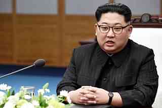 Kim Jong Un speaking at a summit in South Korea (Korea Summit Press Pool/Getty Images)