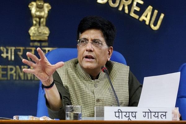 Union Commerce Minister, Piyush Goyal. (Qamar Sibtain/India Today Group/Getty Images)
