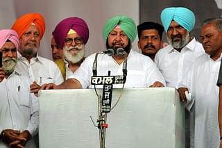 Former Punjab Chief Minister Captain Amarinder Singh. (Pardeep Pandit/Hindustan Times via Getty Images)