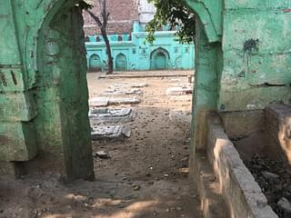 Part of the madrassa complex is still a graveyard (Swarajya)