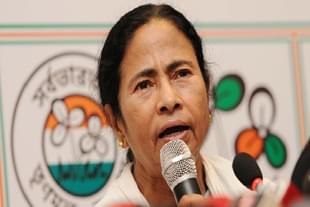 West Bengal CM Mamata Banerjee speaking during a press conference in Kolkata (Subhankar Chakraborty/Hindustan Times via Getty Images) 