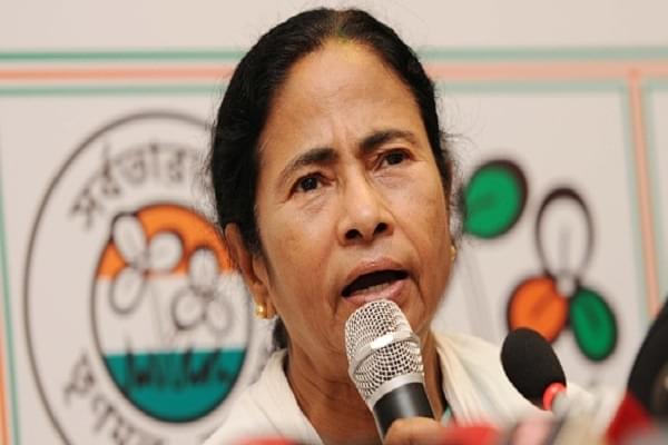 West Bengal CM Mamata Banerjee speaking during a press conference in Kolkata (Subhankar Chakraborty/Hindustan Times via Getty Images) 