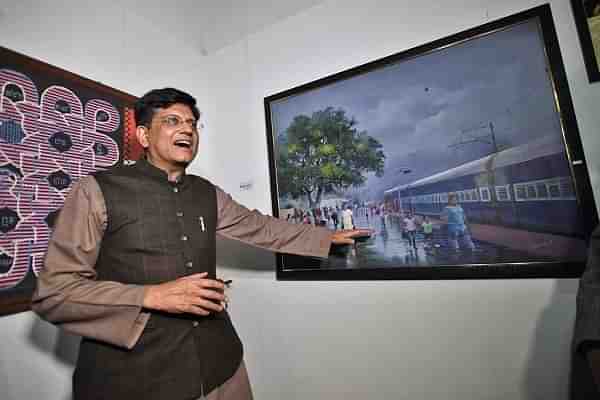 Union Railways Minister Piyush Goyal. (Burhaan Kinu/Hindustan Times via Getty Images)