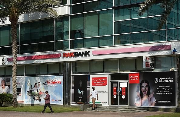 RAKBANK offices in Dubai. (Photo by Tom Dulat/Getty Images)