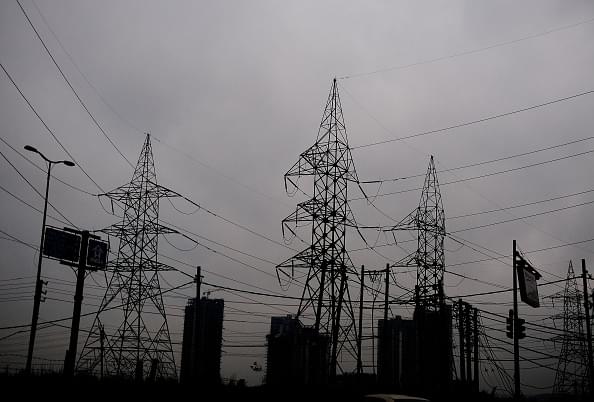 Representative image of electricity towers in Gurugram. (Photo by Priyanka Parashar/Mint via Getty Images)