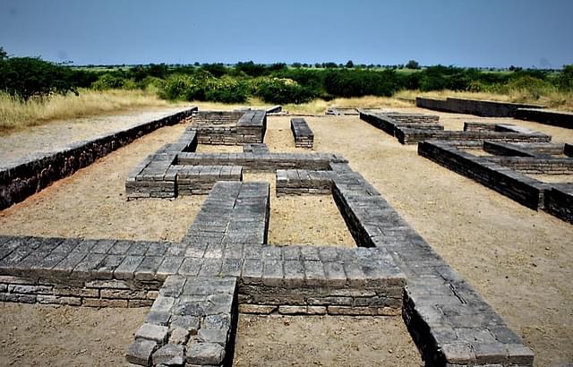 Lothal : The well planned township with two broad hierarchical&nbsp; resident areas is hall mark of Harappan civilisation