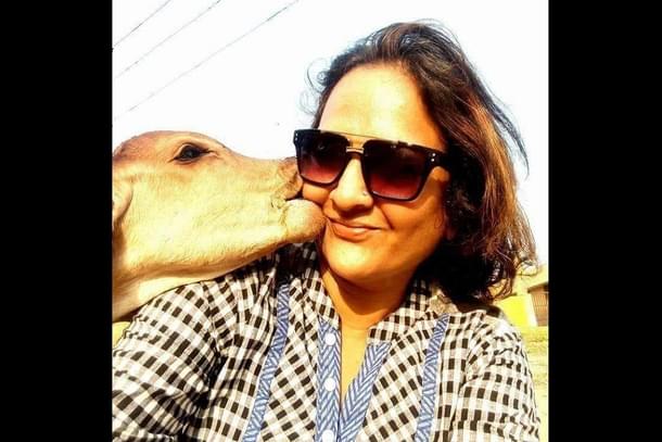 Neha Patel of Aginveer Gau Seva with a rescued cow in Vadodara, Gujarat. The group conducts cow/animal Seva, workshops, rescues across  several states (Source: @GauSevaAgniveer/Twitter)