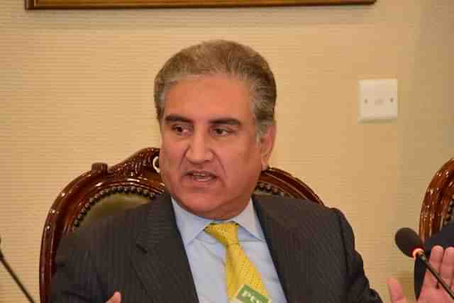 Pakistani Foreign Minister Shah Mahmood Qureshi. (pic via Twitter)