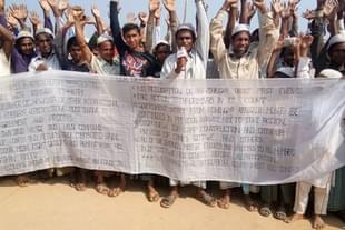 Rohingyas at a protest (Jafor Islam/Wikimedia Commons)