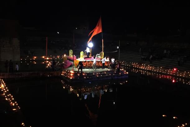 Deepotsava at the cleaned up Koneri Honda