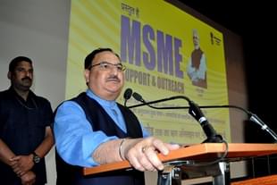 Union Health Minister JP Nadda (Shyam Sharma/Hindustan Times via Getty Images)