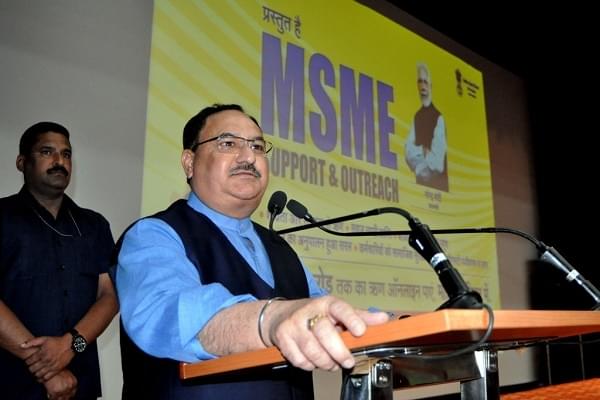 Union Health Minister JP Nadda (Shyam Sharma/Hindustan Times via Getty Images)