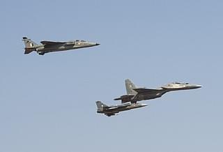 Su-30MKI leading the missing man formation (@AdityaRajKaul/Twitter)