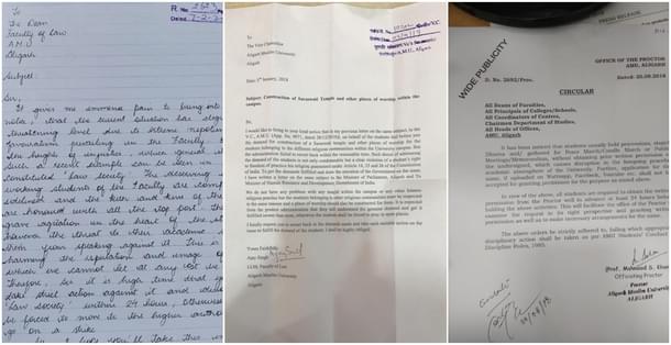 Letter on alleged nepotism, temple and new rule for prior permission for events