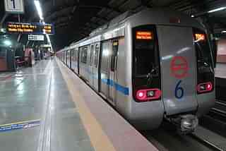 Delhi Metro’s Blue Line (WillaMissionary/Wikimedia Commons)