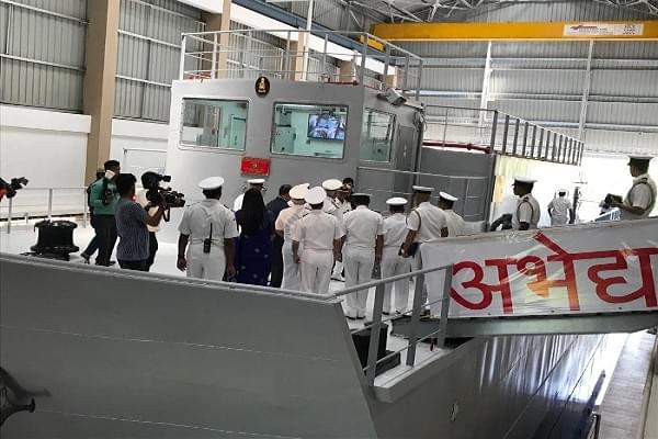 At the launch of the ‘Abhedya’ facility on 25 March (2019). (Representative image) (Website/Indian Navy)