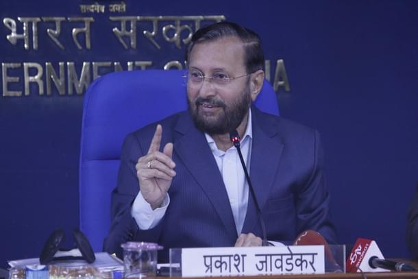 Union Minister for Human Resource Development Prakash Javadekar (@HRDMinistry/Twitter)