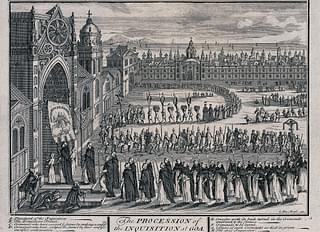 The procession of the inquisition of Goa(Wiki commons)