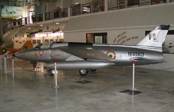 Captured Indian Folland Gnat in PAF Gallery (Wikipedia)