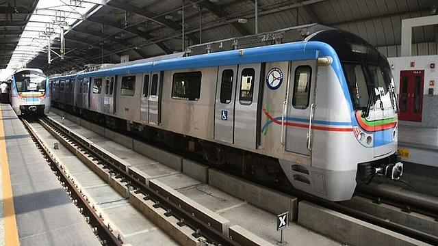 Hyderabad Metro Rail (Wikipedia/<a href="https://commons.wikimedia.org/w/index.php?title=User:SSS8888&amp;action=edit&amp;redlink=1">SSS8888</a>)