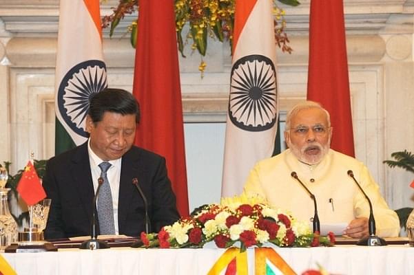 Chinese President Xi Jinping with Indian Prime Minister Narendra Modi (Flickr/Narendra Modi)