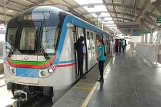 Hyderabad Metro. (Wikimedia Commons)