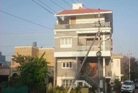 Residence of C S Puttaraju (@ANI/Twitter)