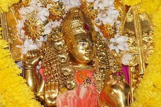 The Utsav murthy(idol) of Lord Damodar