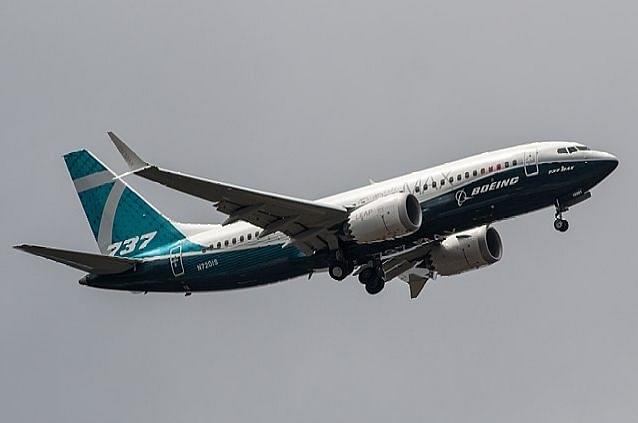 A Boeing 737 Max (Steve Lynes/Wikimedia Commons)
