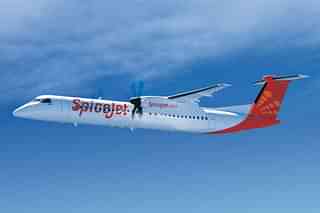 SpiceJet’s Bombardier Q400 (@CanadainIndia/Twitter)&nbsp;