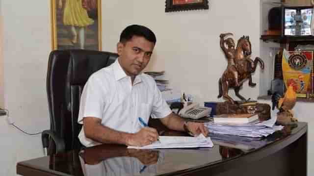 Goa CM Pramod Sawant (@SurjitSutradhar/Twitter)