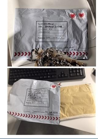 The bombs in a package (@AmichaiStein1/Twitter)
