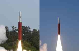 A derivative of the Prithvi Defence Vehicle missile interceptor. (Livefist/Twitter)