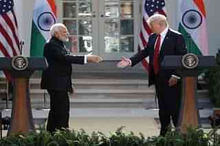 Prime Minister Narendra Modi with US President Donald Trump. (Mark Wilson/Getty Images)