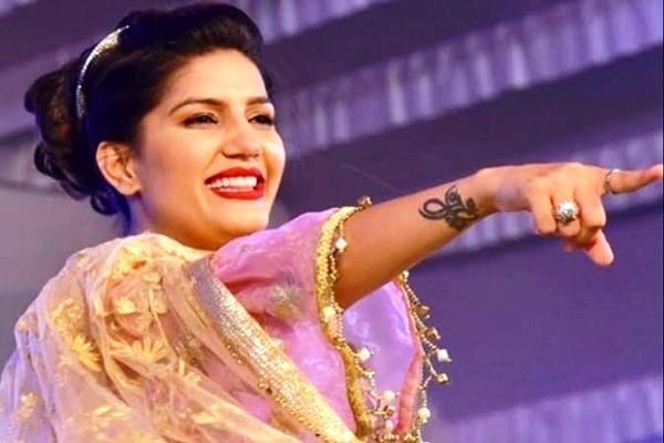 Noted Indian dance performer Sapna Chaudhary (Pic via Twitter)