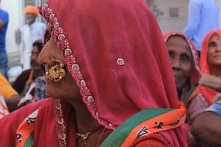 Candidate conscious: A woman in Rajsamand’s Emdi village.