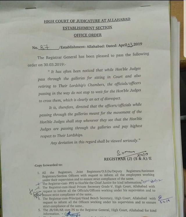 Allahabad High Court Registrar’s order (@swarup58/Twitter)