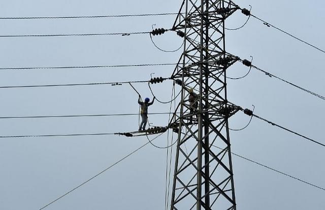 Power transmission in India.