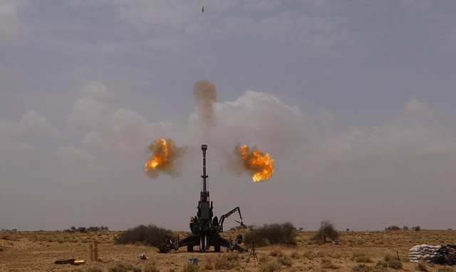 Indian Army Dhanush howitzer - representative image (Defence Spokesperson/Twitter)